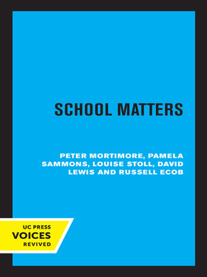 cover image of School Matters